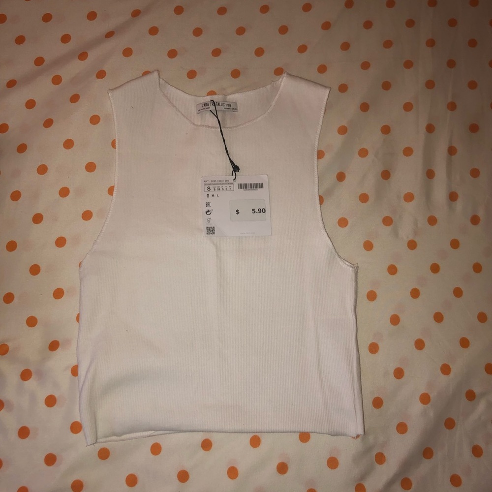 Zara crop shirt